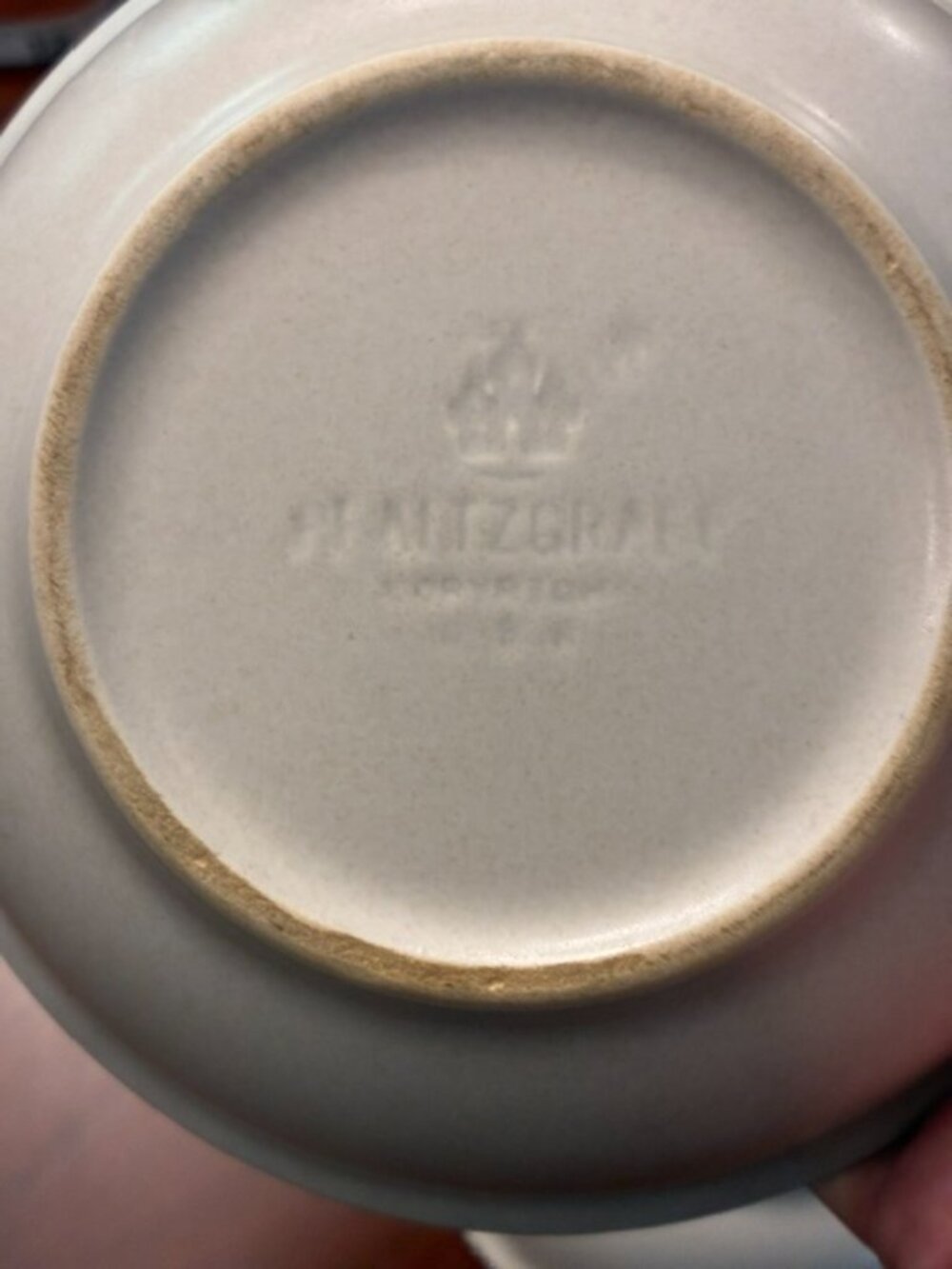 Set of 2 Pfaltzgraff Yorktowne Vintage Stoneware Blue trim Soup/Cereal Bowls - Picture 2 of 5